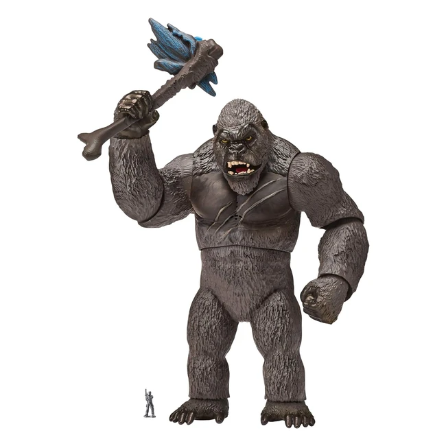 Godzilla vs Kong Mega Kong Action Figure 13 Inch Black with Lights  Sounds