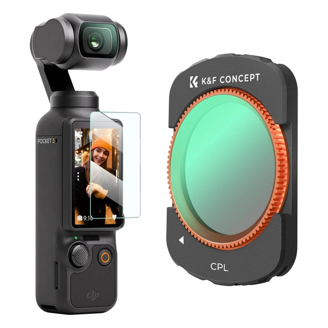 KF Concept CPL Filters for DJI Osmo Pocket 3 - Polarizer Multilayer Coatings