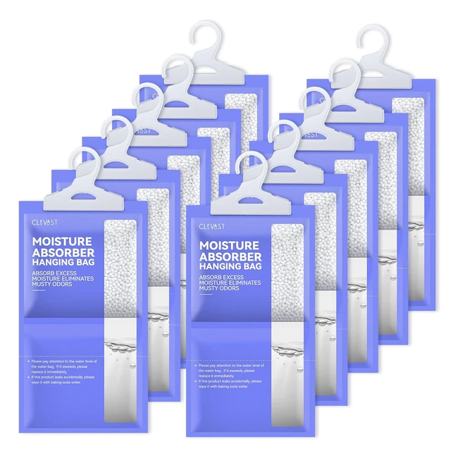 Deshumidificador Clevast 10 Piezas Absorbentes de Humedad - Eliminador de Humeda