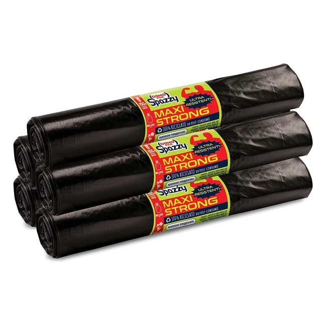 Sacchi Nettezza Maxi Strong 150 lt - Domopak - Confezione da 10 pezzi