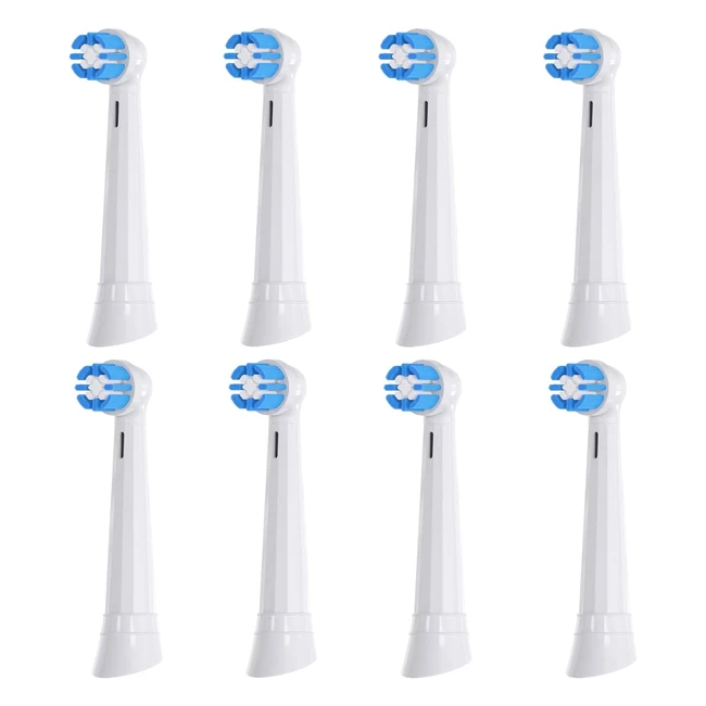 Testine Ricambio Spazzolino Elettrico Oral B IO 10 9 8 - 8 Testine Bianco