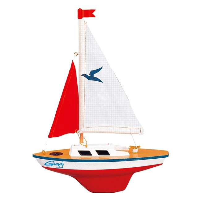 Voilier Günther Flugspiele 1802 Giggi Petit Driveur Voile 24x32cm