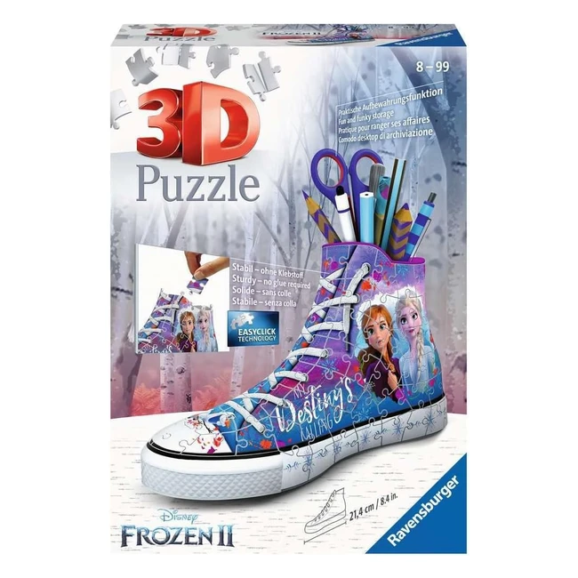 Puzzle 3D Sneaker Frozen 2 Ravensburger 108 Pezzi - Qualit Premium