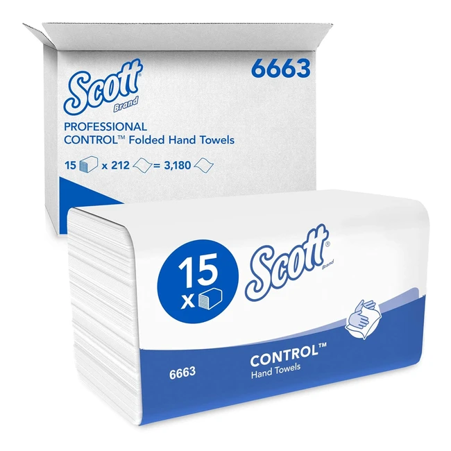 Scott Control Folded Interfold Paper Towel 6663 - Vfold Paper Towels - Superior 