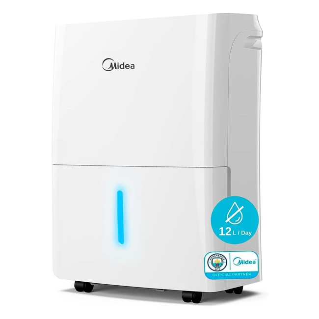 Deshumidificador Midea 12L Silencioso - Elimina Humedad - Ideal para 20m2 - Bajo