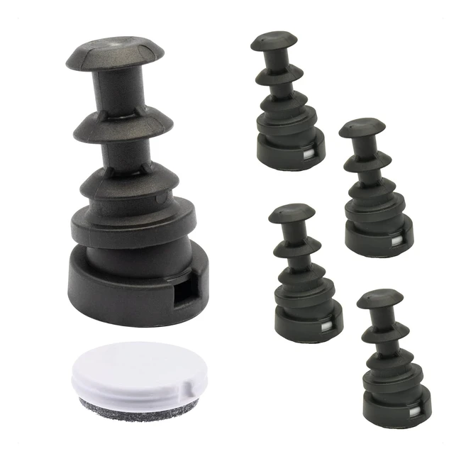 Wagner QuickClick Chair Glides Set of 4 - Innendurchmesser 14mm Auendurchmesse