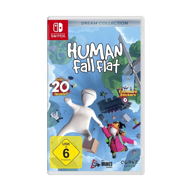 Human Fall Flat Dream Collection Switch - 23 Level 5 Stickerbogen Online-Multi
