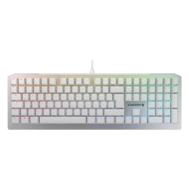 Cherry MV 30 Mechanische Gamingtastatur RGB QWERTZ Alu-Design MV Switches Viola