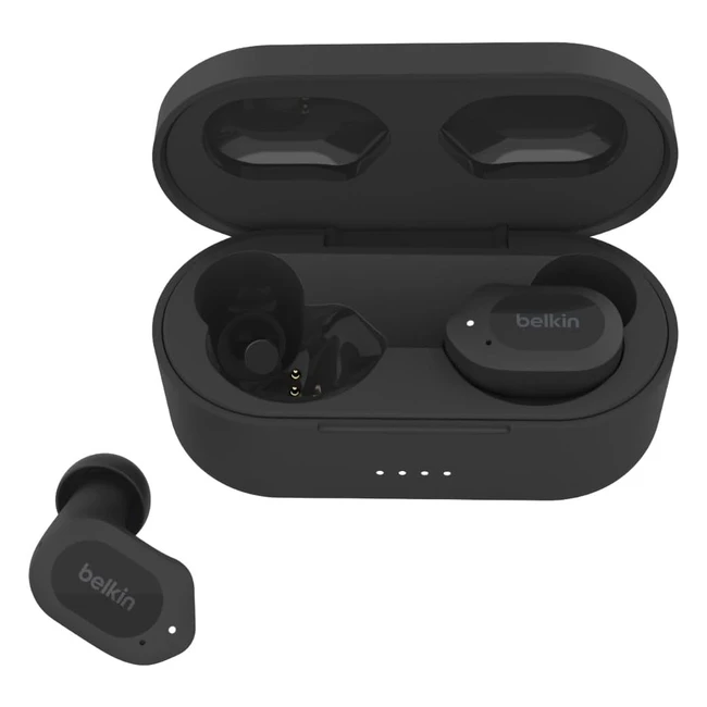 Belkin Soundform Play True Wireless Earbuds - 3 EQ Presets - IPX5 Sweat/Water Resistant - 38 Hours Play Time