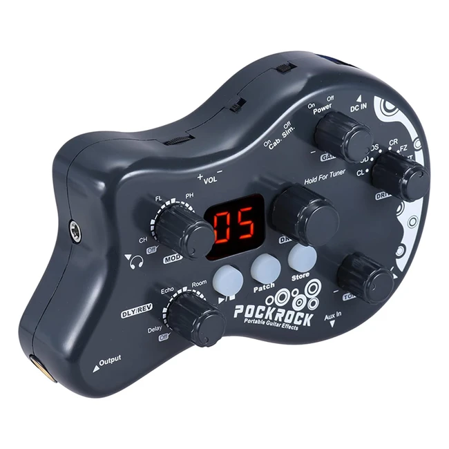 Procesador Multiefectos para Guitarra Summina - 15 Efectos - 40 Funciones - Refe