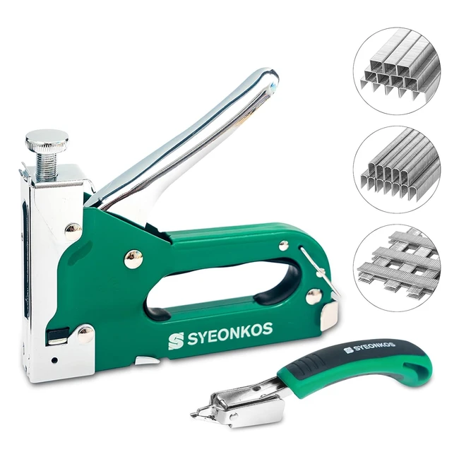 Agrafeuse murale 3 en 1 Syeonkos avec cloueuse et 3000 agrafes