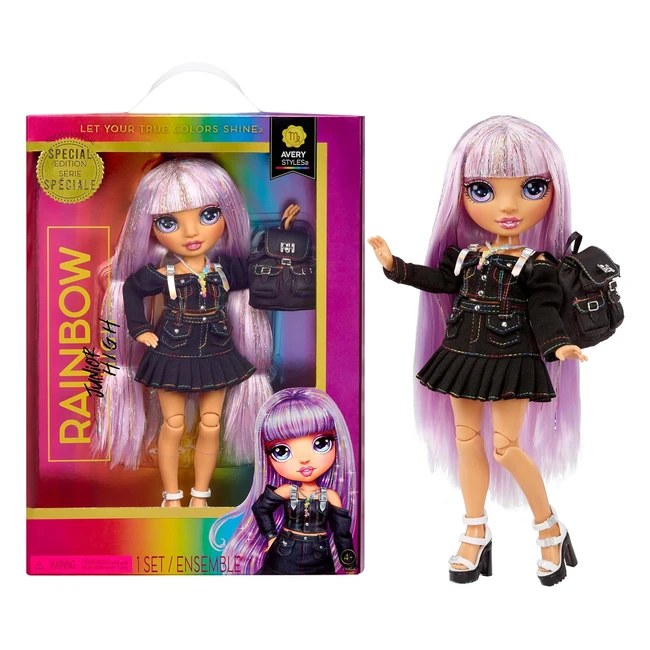 Rainbow Junior High Special Edition Avery Styles 92286CM Fashion Doll with Acces