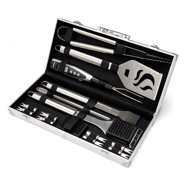 Cuisinart CGS5020 Edelstahl Deluxe Grill Set 20-teilig - Perfekt fr Grillen  