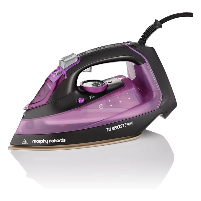 Morphy Richards 303140 TurboSteam Iron Manual - 4 Year Guarantee 170gmin Steam