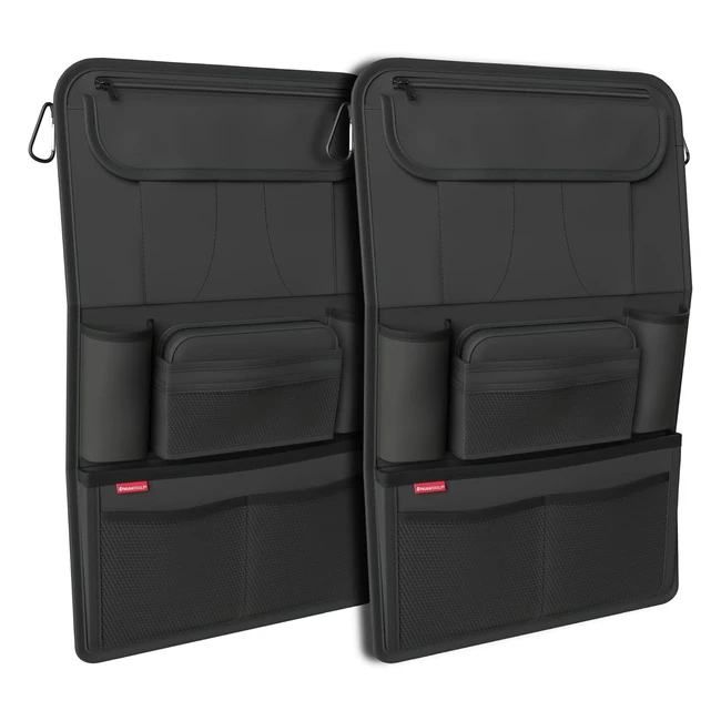 Organizer per seggiolino auto Athlon Tools con supporto tablet retro rinforzato 