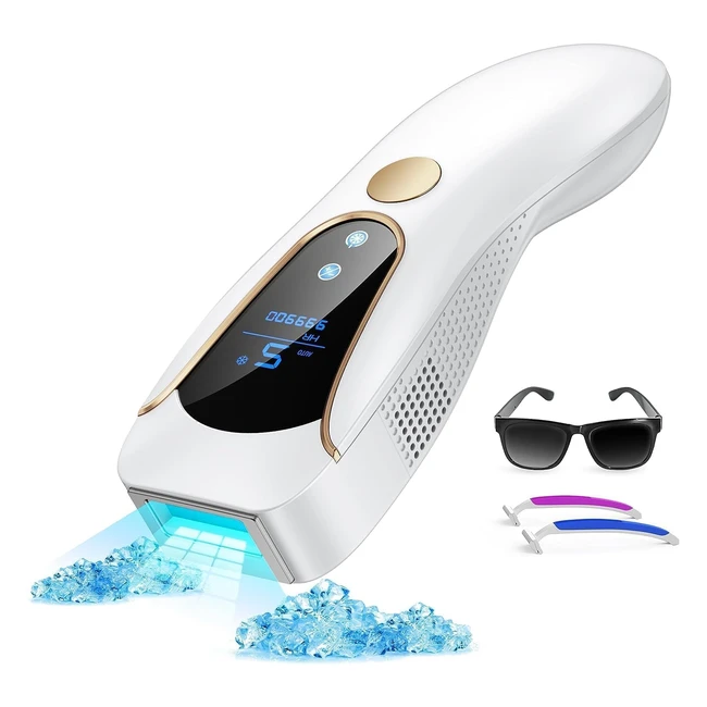 IPL Haarentfernung Gerte mit Eisfunktion 3 fortschrittliche Funktionen HRSCRA 