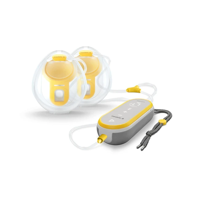 Medela Freestyle Handsfree Brustpumpe Nr. 1 Marke in Krankenhäusern Leicht Tragbar und Diskret Elektrische Doppelbrustpumpe mit App-Verbindung