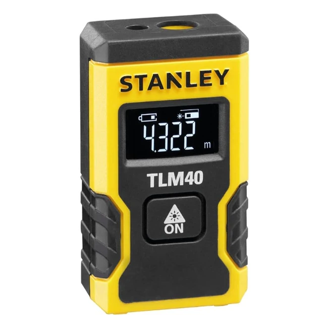 Misuratore laser STANLEY STHT776660 TLM40 - Portata 12m - Precisione 6mm - Facile da usare