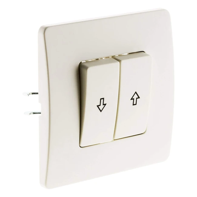 Volet roulant automatique blanc - Commande Venus bornes installation facile