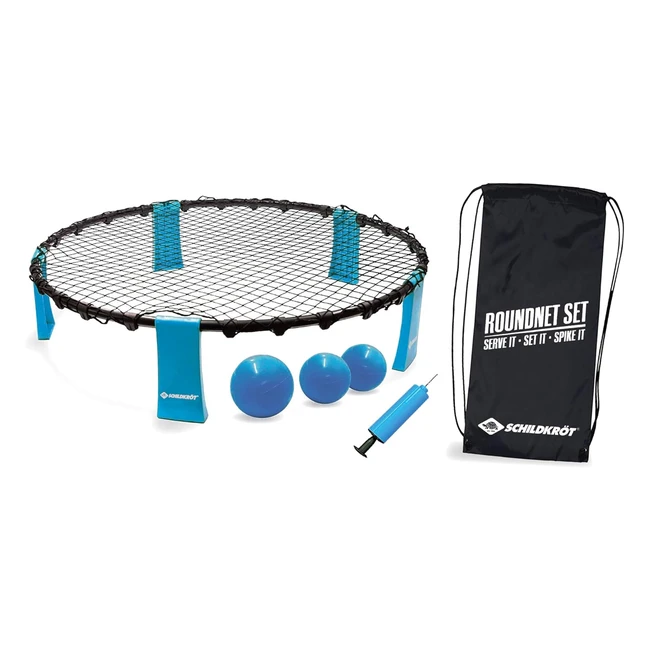 Set de Roundnet Schildkrt 3 balles pompe sac de transport 970981