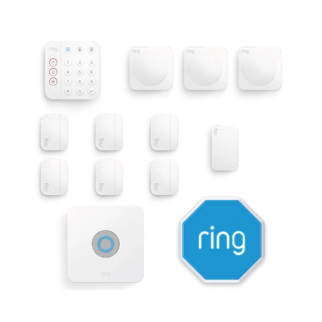 Kit Ring Alarm XL Sirena Exterior Amazon Seguridad Hogar Alarma Vigilancia Asist
