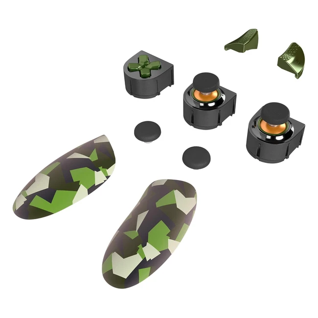 Thrustmaster eSwap X Green Color Pack - Pack of 7 Green Camo Modules