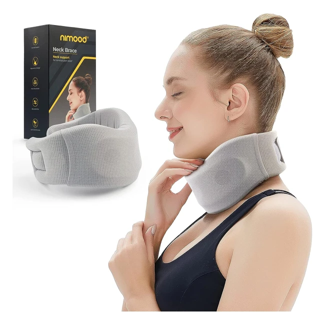 CerviCorrect Neck Brace for Snoring - Gray M Size - Relief of Cervical Spine Pre