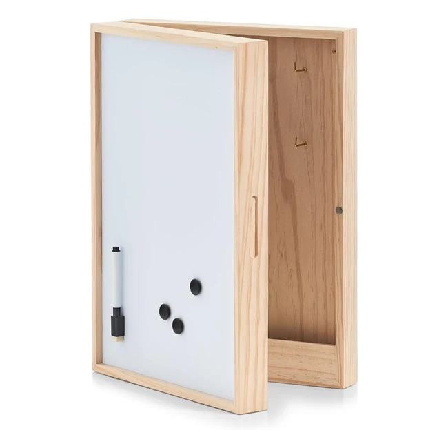 Caja para Llaves Zeller Schöner Leben Madera 42x30x8cm - ¡Ordena tus Llaves con Estilo!
