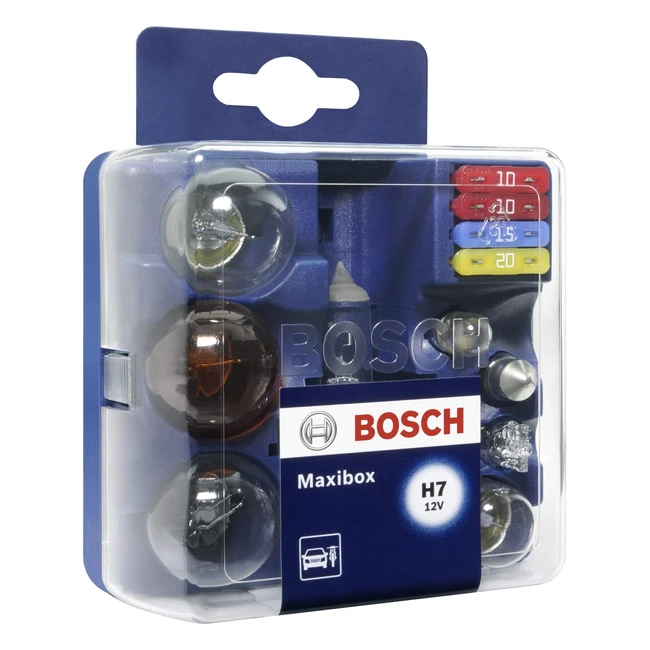 Bosch H7 Maxibox Lampenbox 12 V - Glhlampen Set fr Fahrzeuge