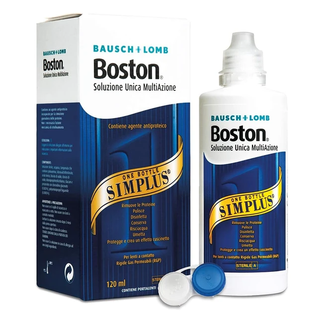 Boston Simplus Soluzione Lenti Contatto 120ml - Azione Antiproteica