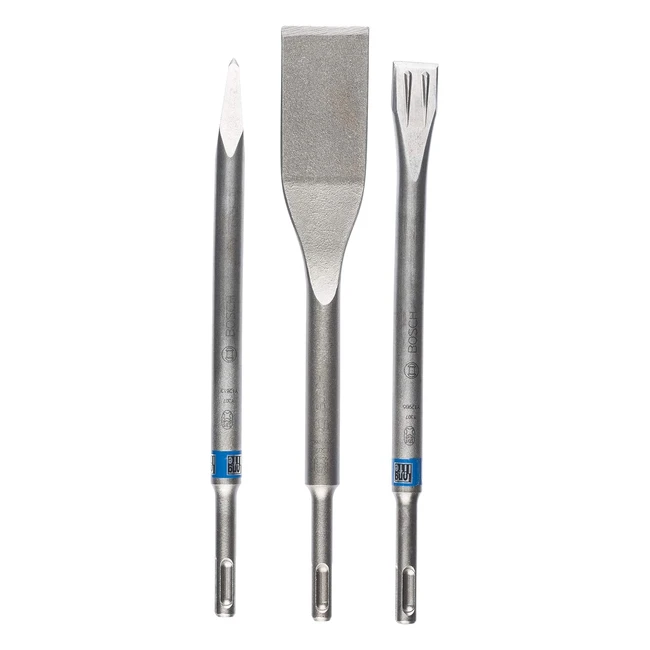 Bosch Profi 3-teiliges langlebiges SDSplus Meiel Set 2607019159 - Renovierung 