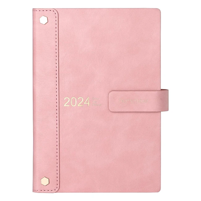 Agenda 2024 A5 MLJTOYO - Formato A5 Una Pagina al Giorno 352 Pagine Planner S