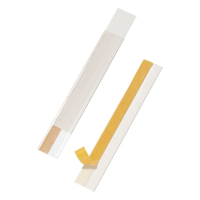 Portaetichetta adesivo Scanfix 200x40 mm trasparente - Durable 802519