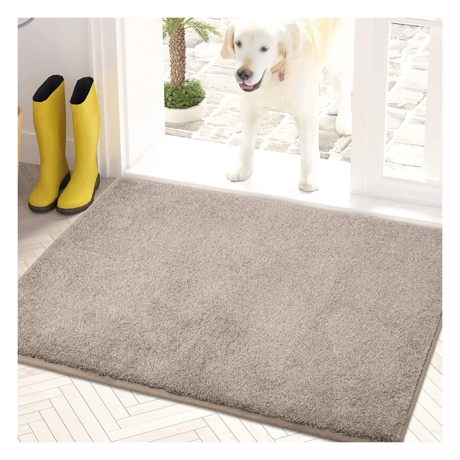 Purrugs Dirt Trapper Door Mat 50x80 cm Non-Slip Machine Washable - Super Absorbe