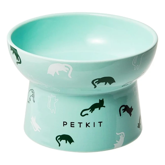 Ciotola Ceramica Petkit Protezione Cervicale Verde 138x138x94cm