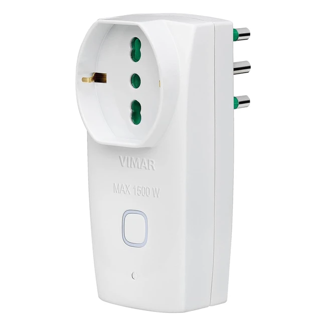 Presa Intelligente Wifi Vimar 00335B - Compatibile con Alexa e Google Home - Spi