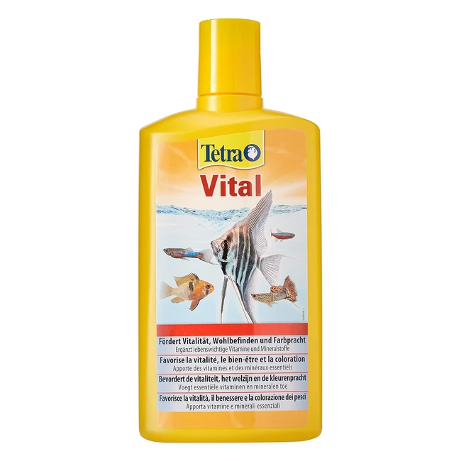 Tetra 736337 Tetravital - Vitamina B per vitalit colori vivaci - 500 ml