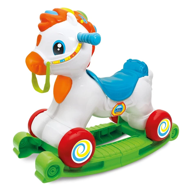 Clementoni Martino Il Cavallino Ride On Educativo Parlante 3 in 1 - Made in Ital