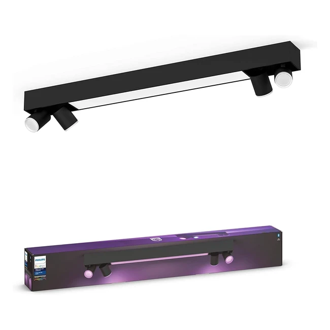 Philips Hue Centris LED Deckenleuchte 16 Mio Farben App Steuerung Alexa Echo Do