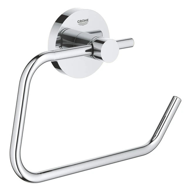 Porta Rotolo Grohe Essentials Cromo 40689001 - Fissaggio Metallo
