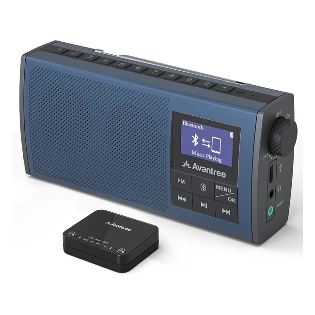 Altavoces TV Bluetooth Portátiles Avantree SP860 - Sonido HD, APTX Baja Latencia