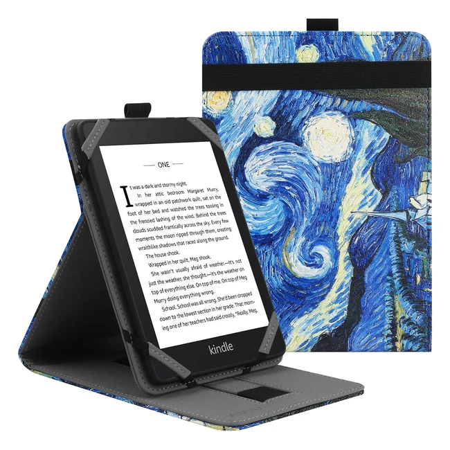 Funda Protectora Universal para Kindle Paperwhite Kobo Ereader 6 Pulgadas - Vovipo - Ref. 12345 - Múltiples Perspectivas
