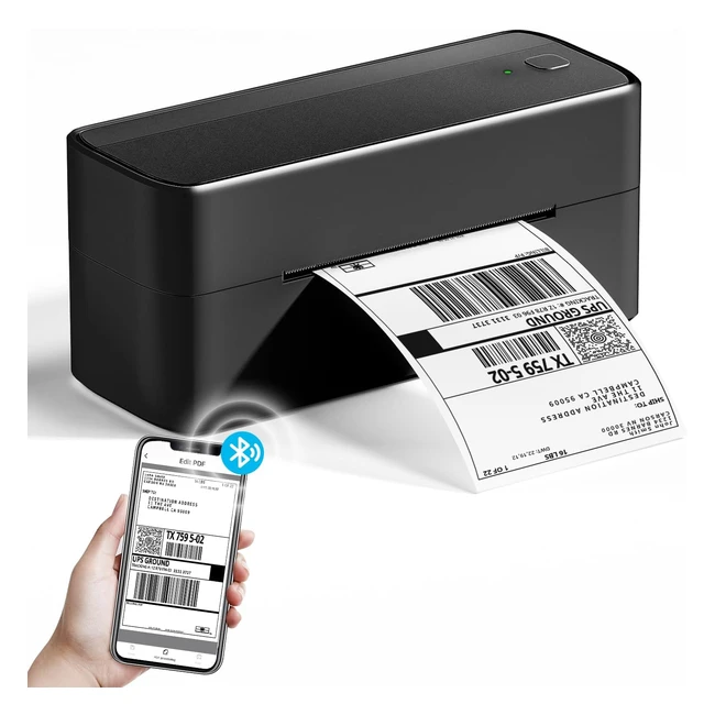Impresora de Etiquetas Bluetooth PM241BT - Alta Velocidad - Compatible con eBay, Etsy, Amazon - 4x6