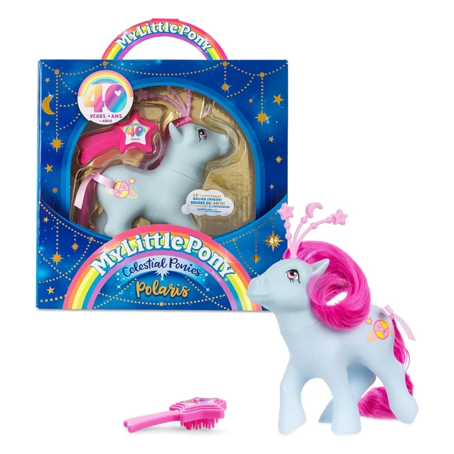 Neu My Little Pony Celestial Ponies Polaris - 35342 - Mit Kamm - 40 Jubilum