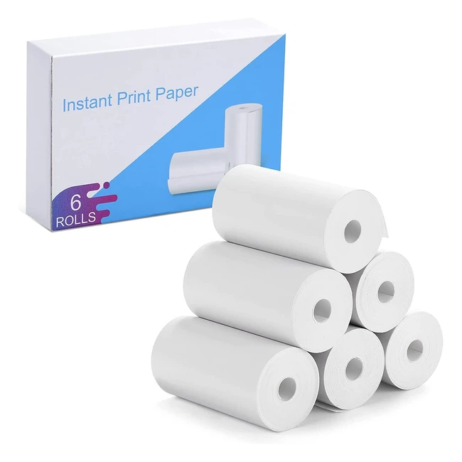 Appareil photo instantane pour enfants - Tiatua Zro Encre - 6 Paquets Accessoires