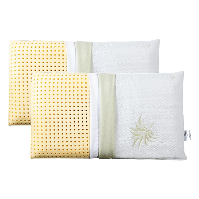 Coppia Cuscini Letto 40x70 Memory Foam Modello Saponetta - EvergreenWeb