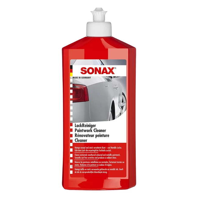Sonax Renovateur Peinture 500 ml - Rnove Peintures Mtallises ou Normales -