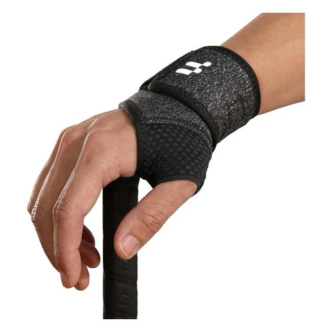 Fitomo Wrist Support Strap with Soft Thumb Opening - Carpal Tunnel Tendonitis Ar