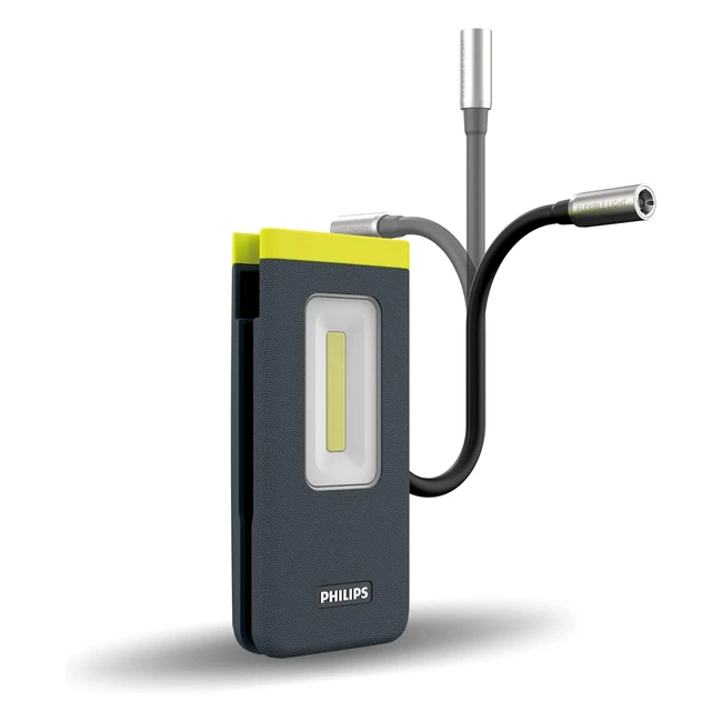 Philips Xperion 6000 LED-Arbeitsleuchte wiederaufladbar kompakt Taschenlampe 