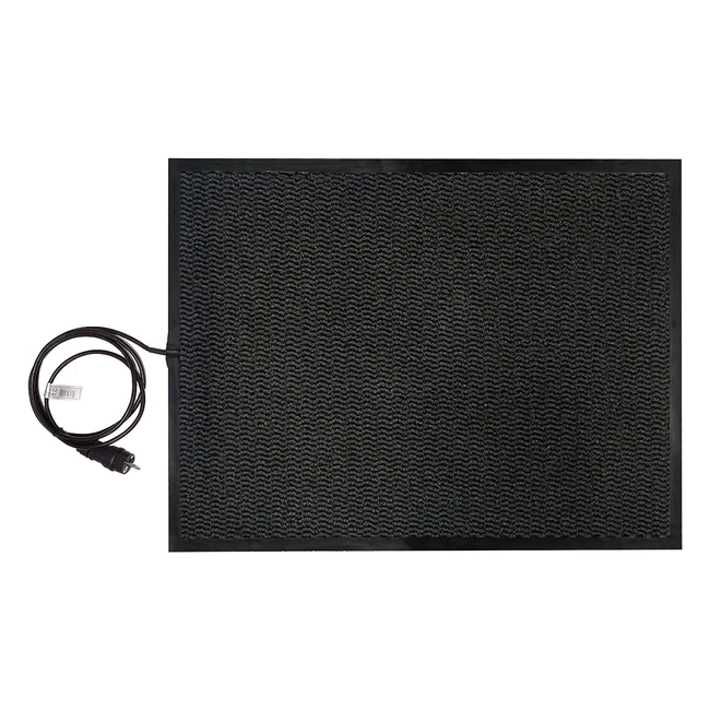 InRot Heiz Systeme Wasserdichte Teppichheizmatte 60 x 80 cm 140 W 70125 Grau